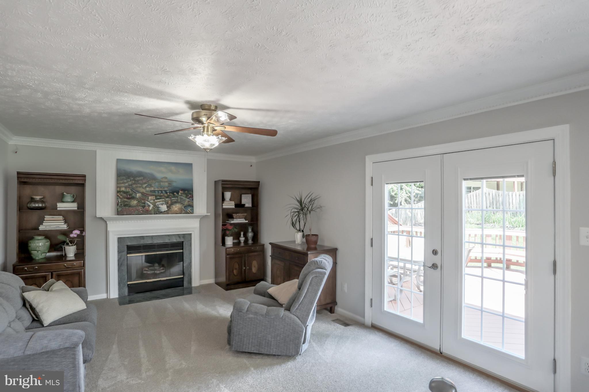 12576 Rock Ridge Road Herndon, VA 20170 - Photo 12 of 30 Family Room with Wood Burning Fireplace
