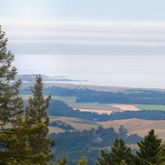 a view of lake with mountain