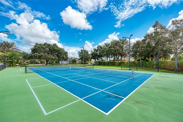 a view of a tennis court