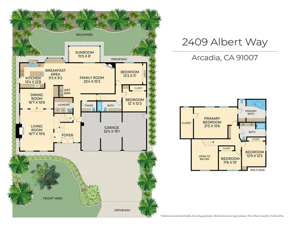 $2,480,000 | 2409 Albert Way, Arcadia, CA 91007
