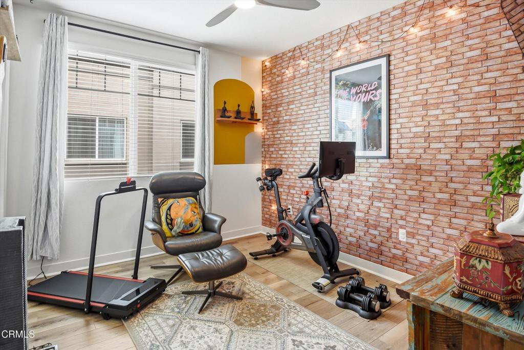2820 Wagon Wheel Road, Unit 403 Oxnard, CA 93036 - Photo 21 of 35 a view of a workspace with furniture and a window