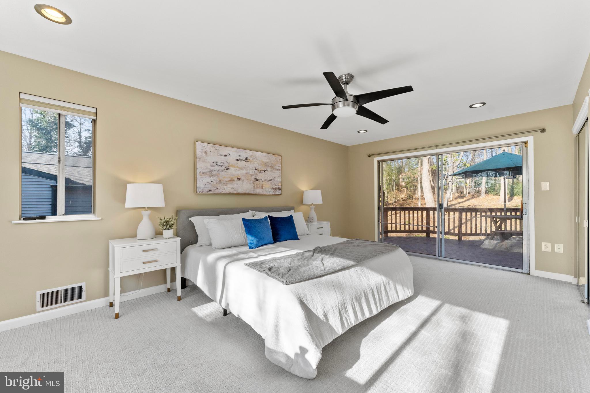 105 Stonegate Drive Silver Spring, MD 20905 - Photo 18 of 35 Primary suite with access to deck and hot tub.