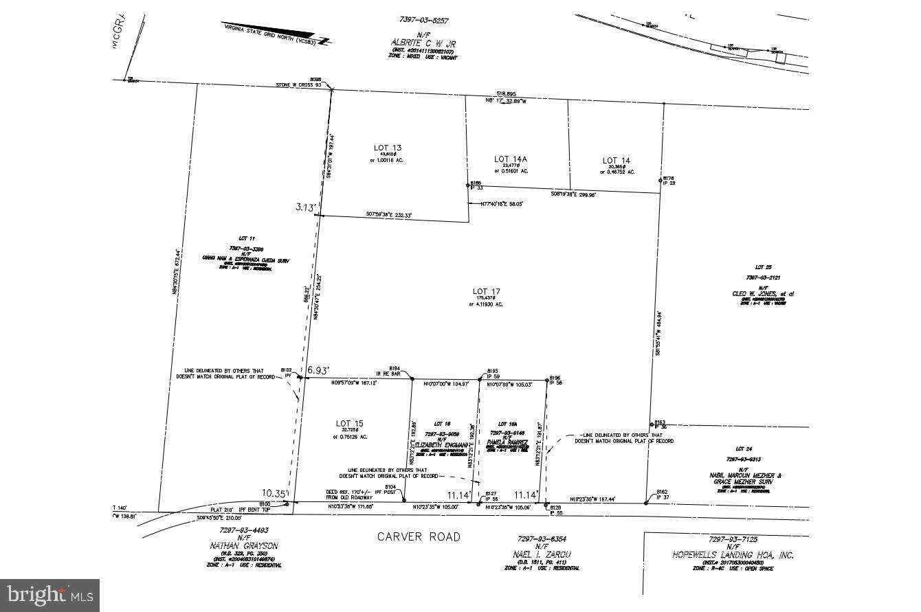 7437 Carver Road Gainesville, VA 20155 - Photo 7 of 7 Boundary Lines Exhibit 1