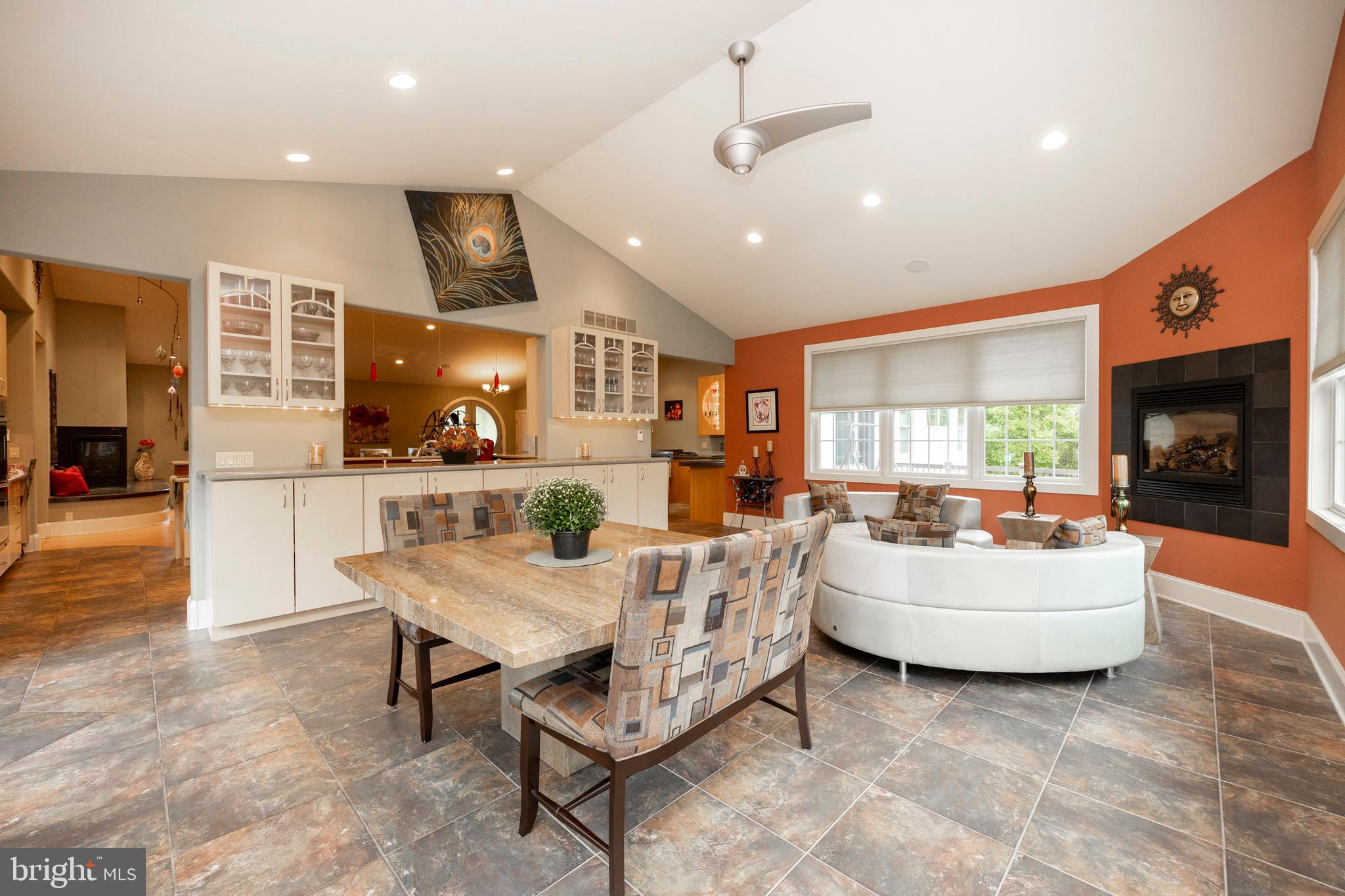 1720 St Peters Road Pottstown, PA 19465 - Photo 12 of 65 a living room with fireplace furniture and a large window
