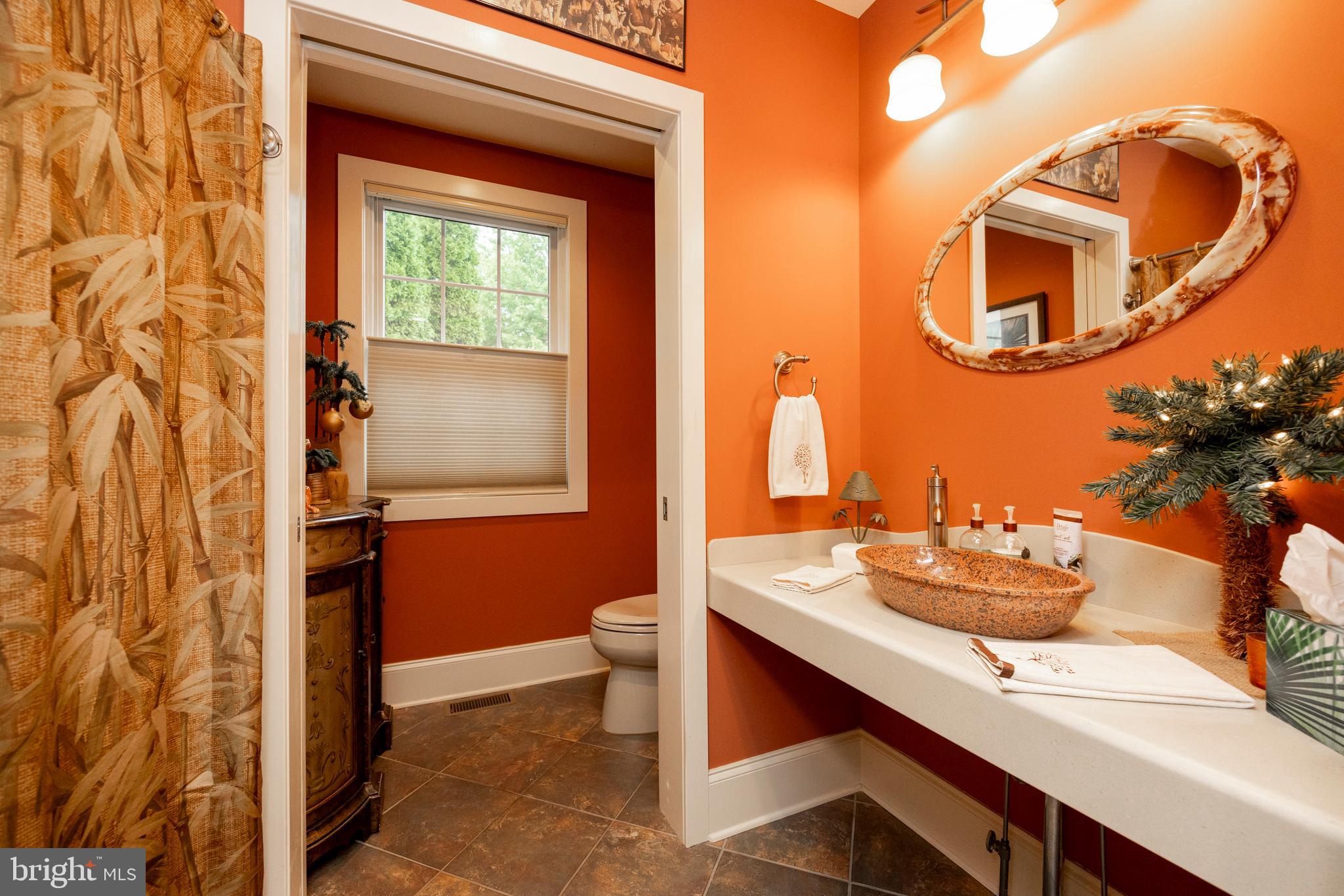 1720 St Peters Road Pottstown, PA 19465 - Photo 20 of 65 a bathroom with a sink a mirror and a window