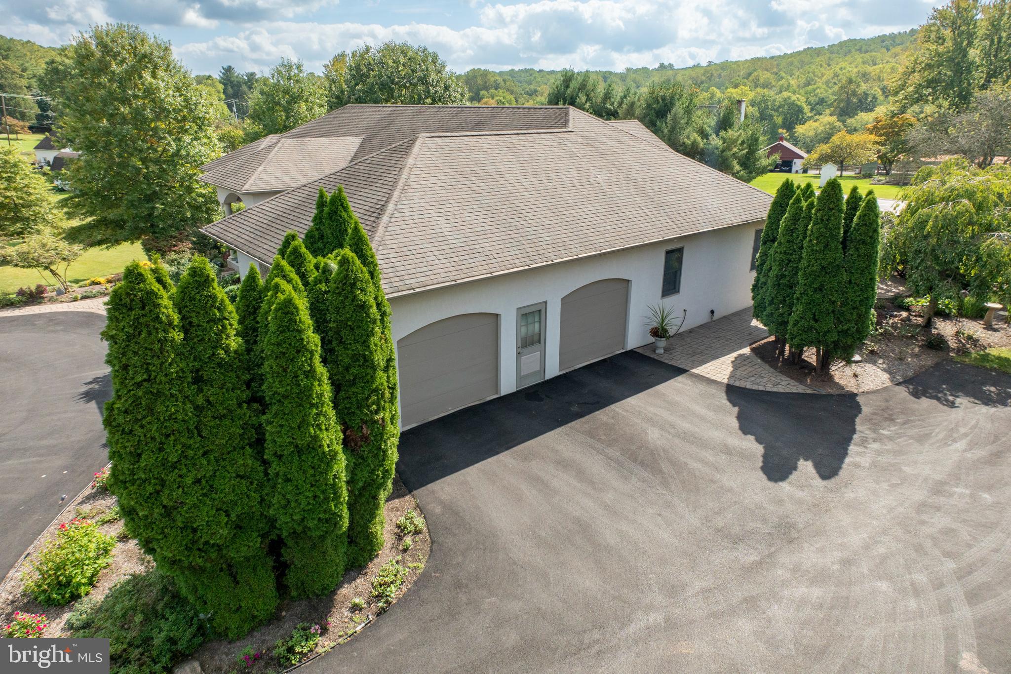 1720 St Peters Road Pottstown, PA 19465 - Photo 39 of 65 a aerial view of a house with garden