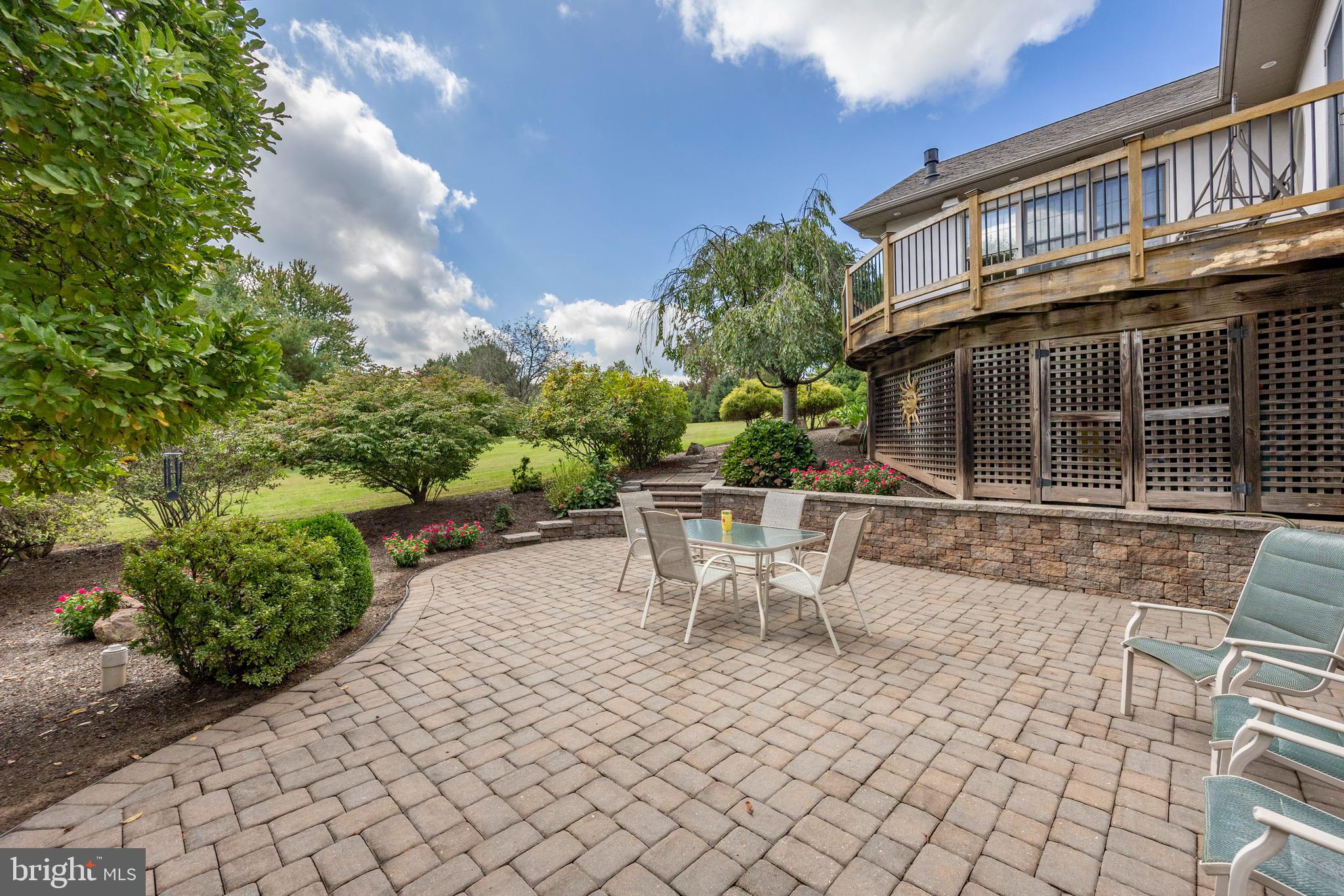 1720 St Peters Road Pottstown, PA 19465 - Photo 51 of 65 a view of a patio with table and chairs and potted plants