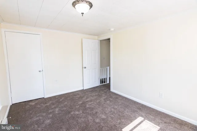 a view of an empty room