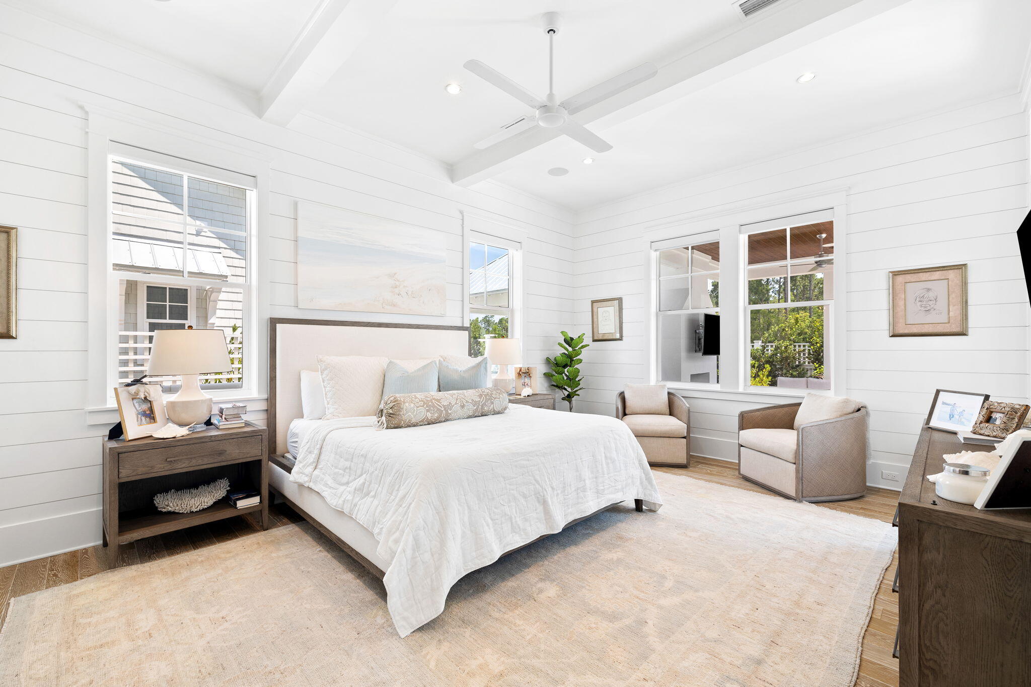 12 Needle Cast Ln Inlet Beach Inlet Beach, FL 32461 - Photo 20 of 74 a bedroom with a bed and a couch