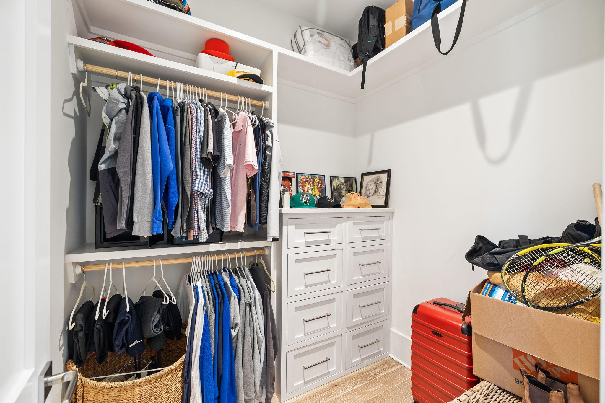 12 Needle Cast Ln Inlet Beach Inlet Beach, FL 32461 - Photo 50 of 74 a view of walk in closet with clothes and shoes