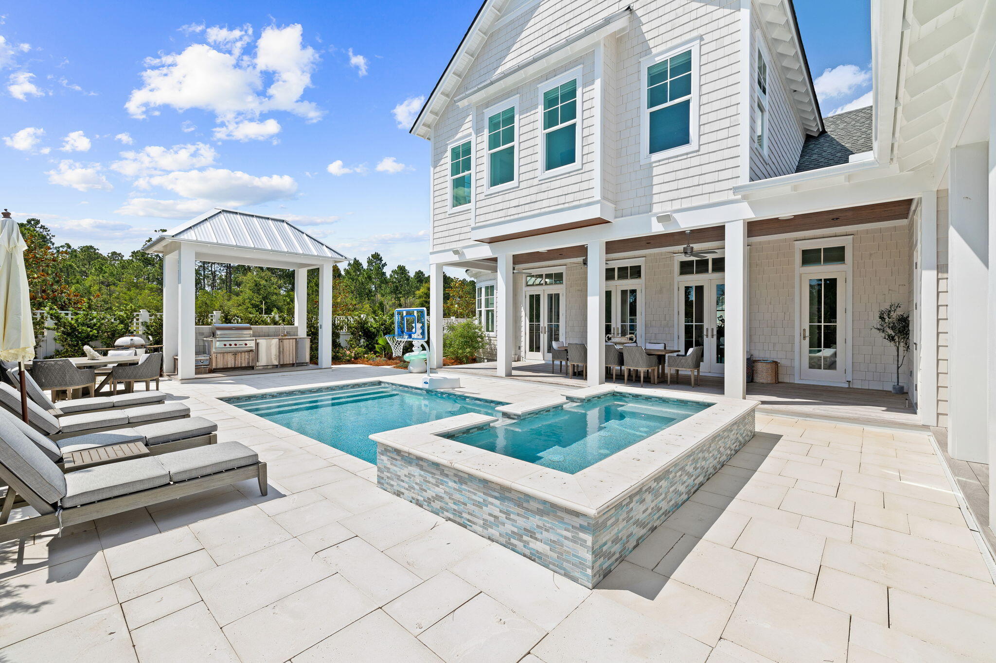 12 Needle Cast Ln Inlet Beach Inlet Beach, FL 32461 - Photo 63 of 74 a view of a house with backyard sitting area and garden