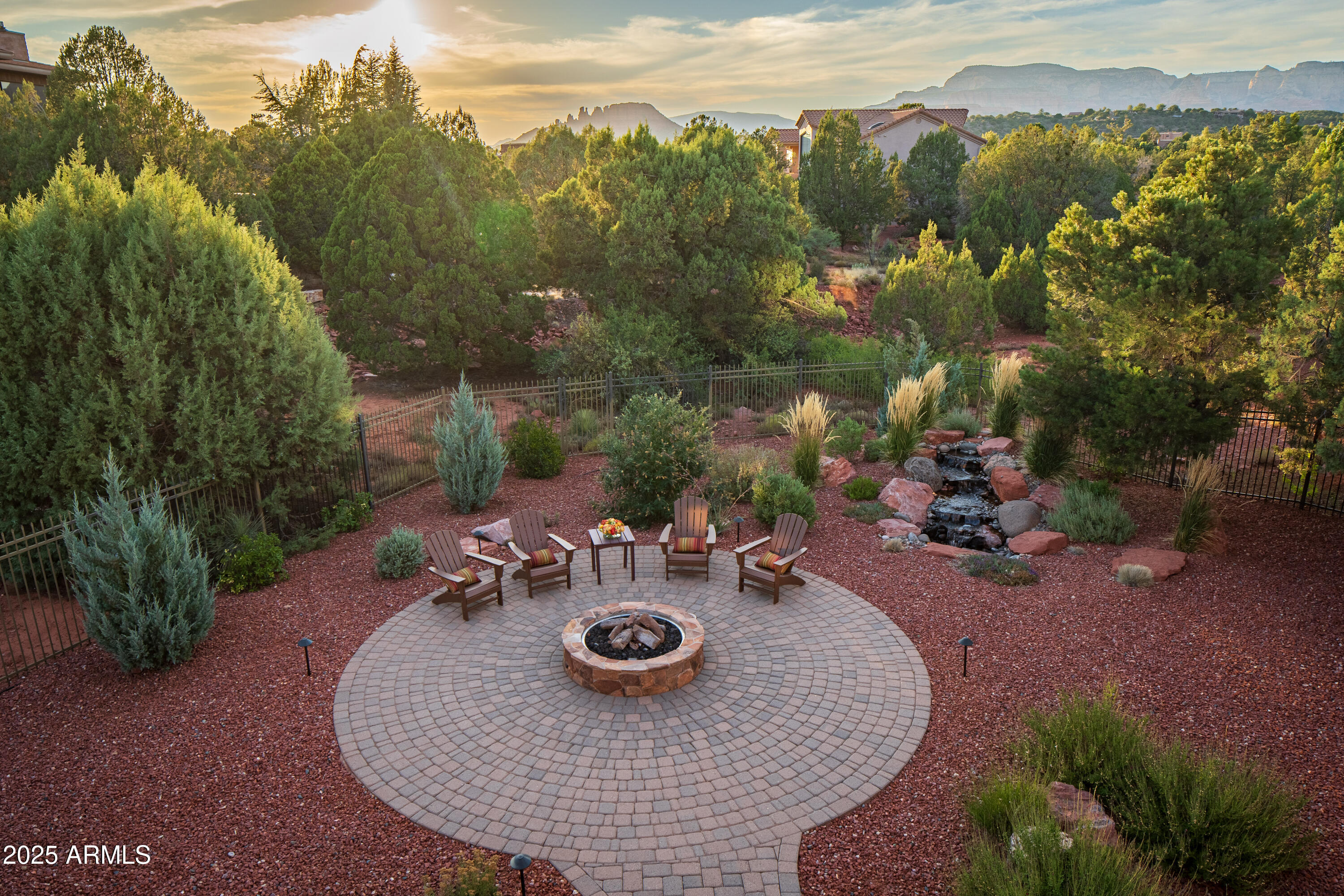 150 Rimstone Circle Sedona, AZ 86336 - Photo 34 of 38 an outdoor space with furniture and garden
