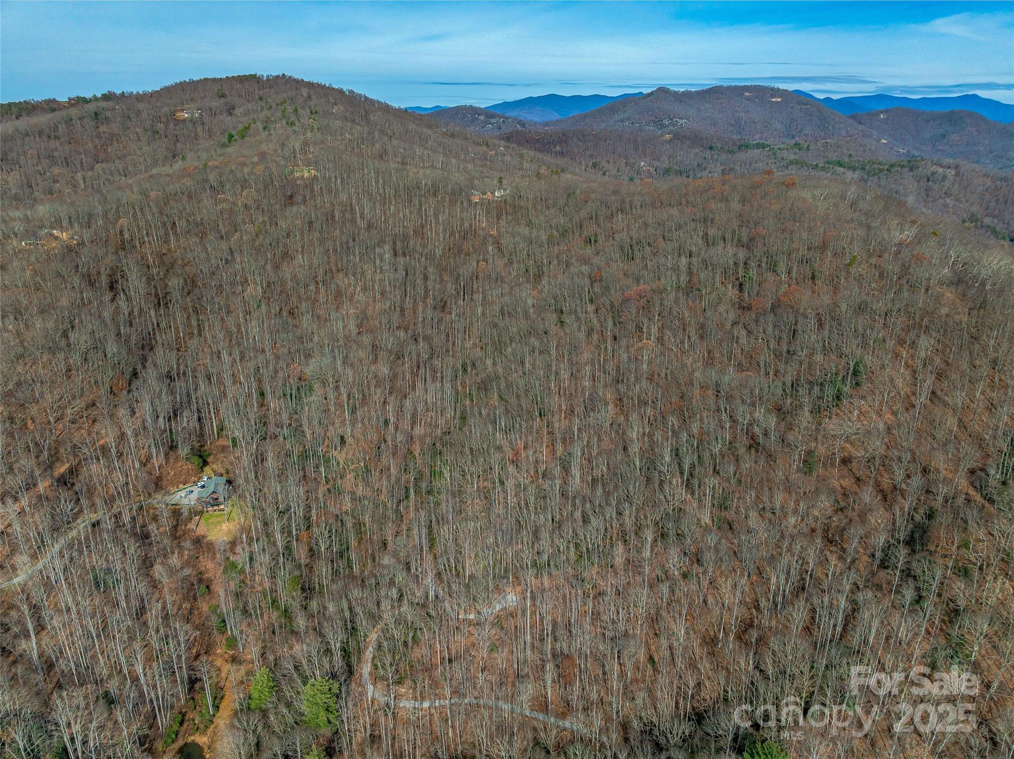 9999-12 Bob Barnwell Road Asheville, NC 28803 - Photo 7 of 21 a view of a dry yard with mountains in the background
