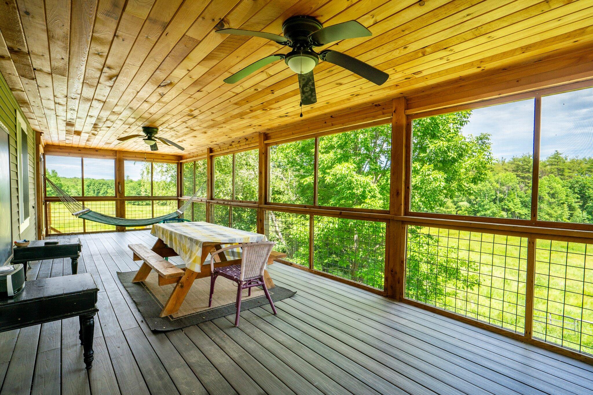 434 Kelley Road Pittston, ME 04345 - Photo 23 of 110 screened in side porch