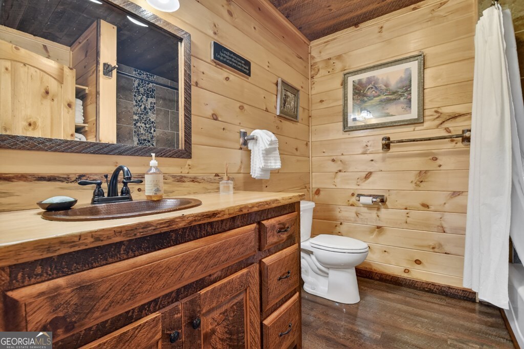 459 Quail Ridge Road Epworth, GA 30541 - Photo 69 of 73 a bathroom with a sink a toilet and shower