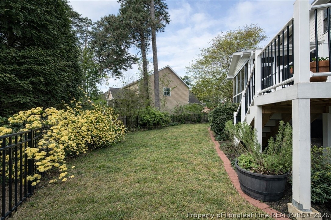 14 Spring Water Court Spring Lake, NC 28390 - Photo 26 of 34 a view of a yard with plants and large trees