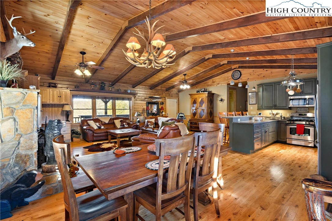 52 Hackett Gragg Road Newland, NC 28657 - Photo 14 of 41 a view of a room with gym equipment