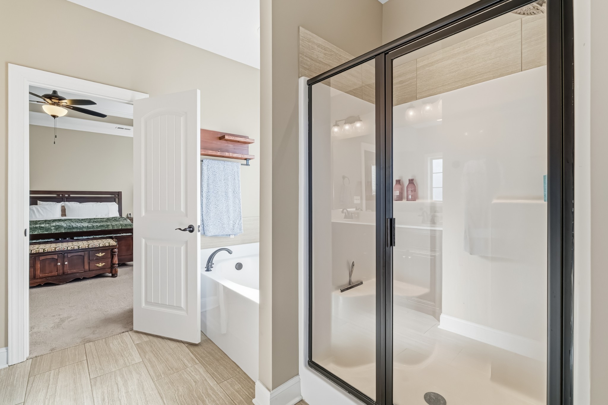 1008 Ash Ridge Road Lascassas, TN 37085 - Photo 14 of 34 a bathroom with a tub and shower