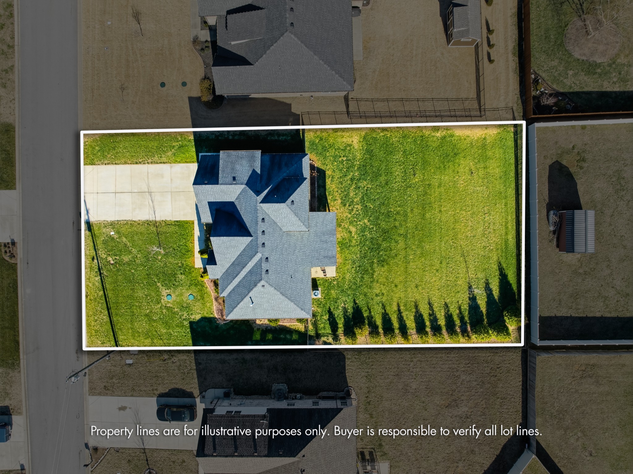 1008 Ash Ridge Road Lascassas, TN 37085 - Photo 30 of 34 an aerial view of residential houses with outdoor space