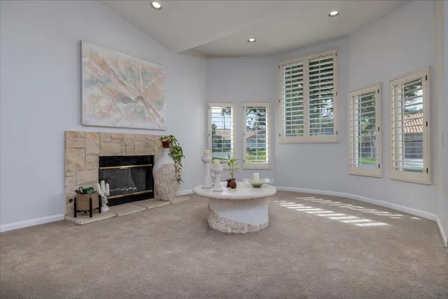 front view of a house with a outdoor space