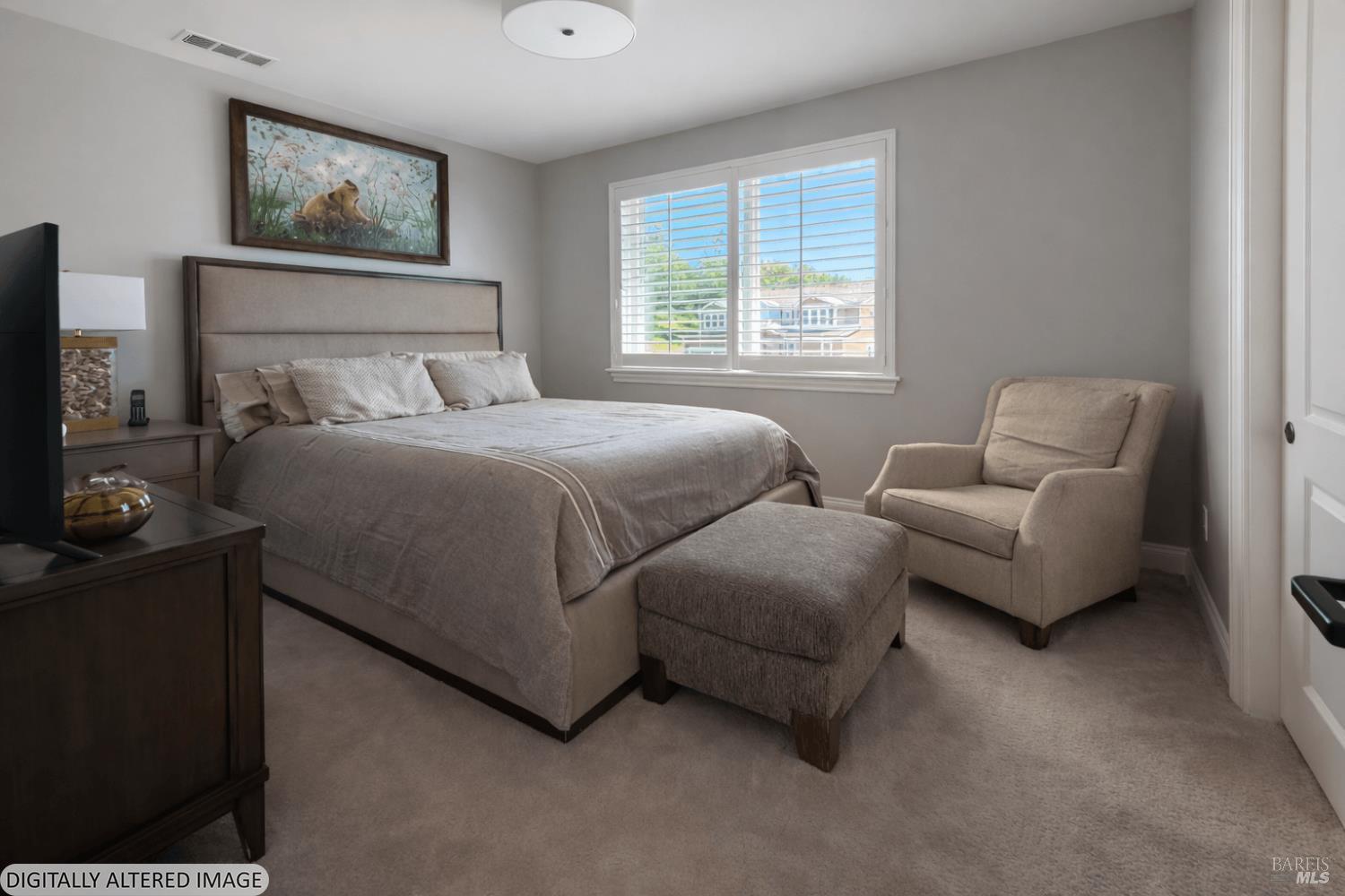 3726 Cannes Place Santa Rosa, CA 95403 - Photo 58 of 69 Her is the first of two secondary bedrooms, located in th emiddle of the ha;way. The guest bathroom is smarlty loctaed between the two secondary bedrooms.