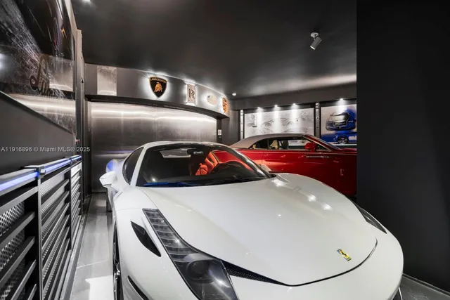 a kitchen with stove and refrigerator