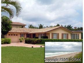19 Ridge Boulevard Ocean Ridge, FL 33435 - Photo 1 of 4 a view of house in front of a big yard with potted plants