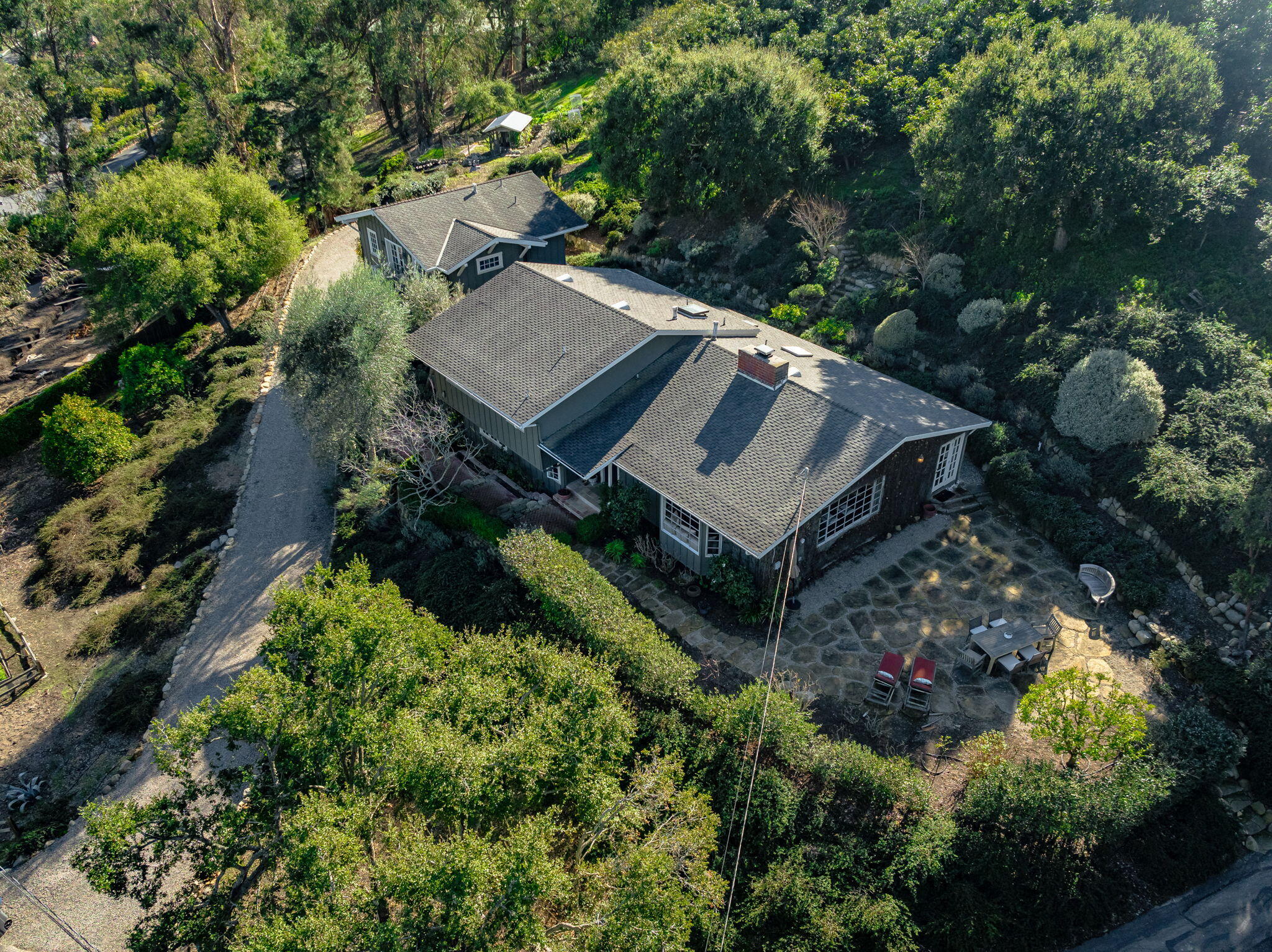 77 Crestview Lane Montecito, CA 93108 - Photo 40 of 44 40-web-or-mls-08 - Aerial View