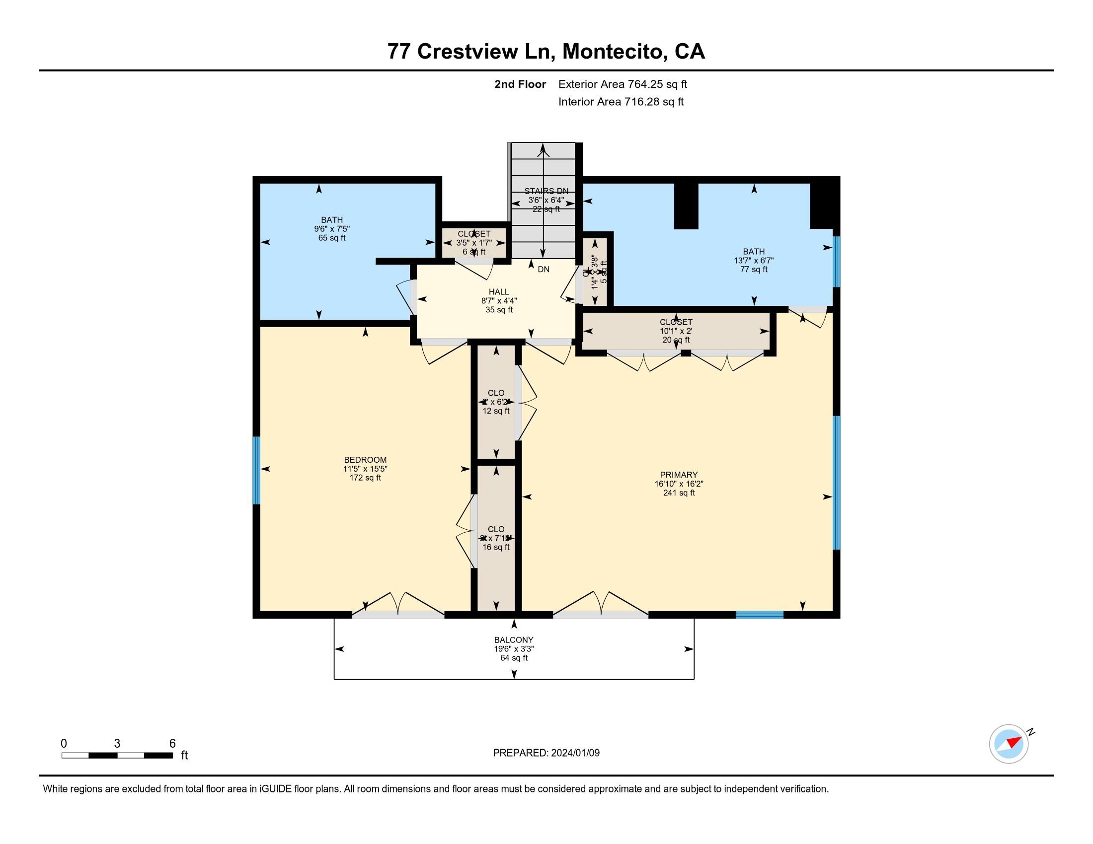 77 Crestview Lane Montecito, CA 93108 - Photo 44 of 44 2-77 Crestview Ln_floor_imperial_en_2