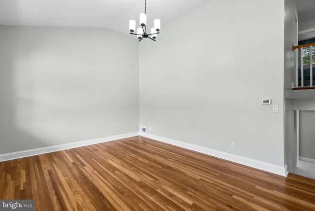 wooden floor in an empty room