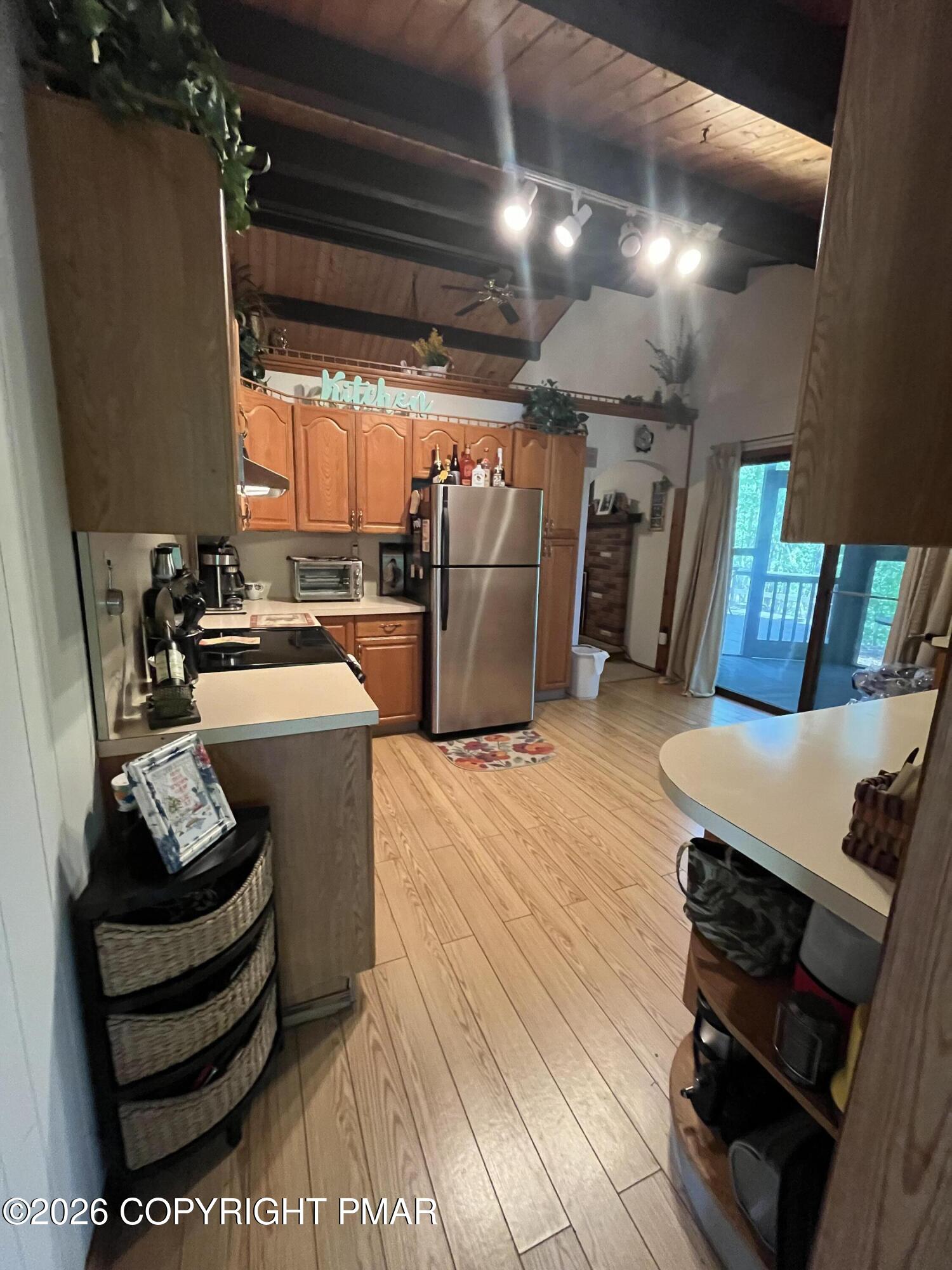 5970 Decker Road Bushkill, PA 18324 - Photo 15 of 26 a room with furniture a flat screen tv and a fireplace