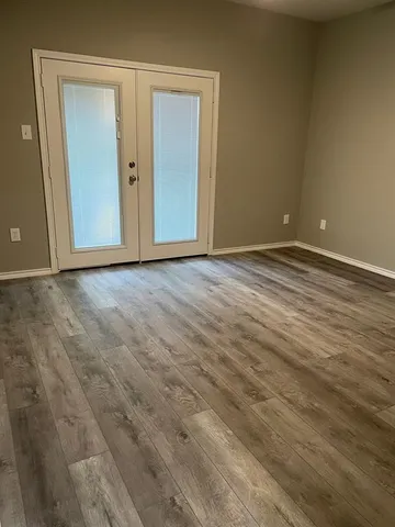 a view of an empty room