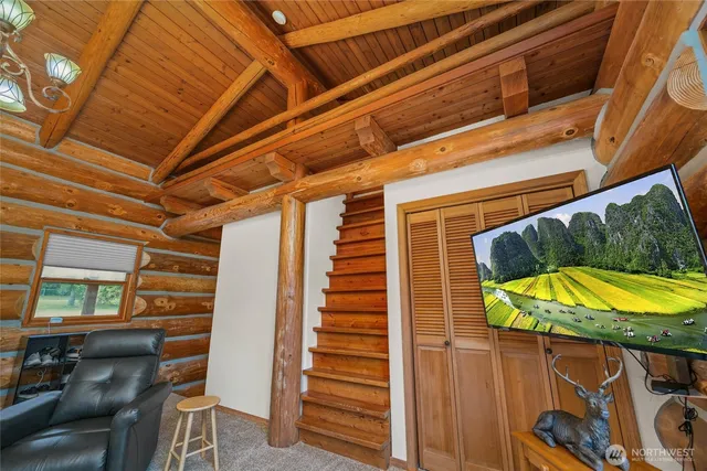 a view of a door with a balcony