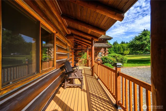 a view of a big yard