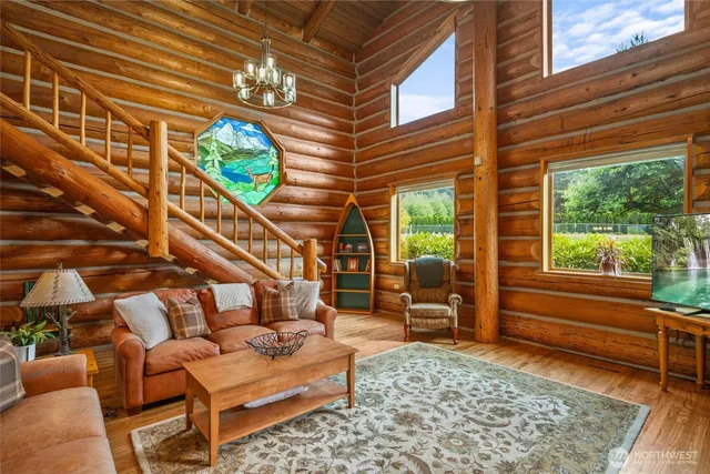 a outdoor living space with patio furniture and a potted plant