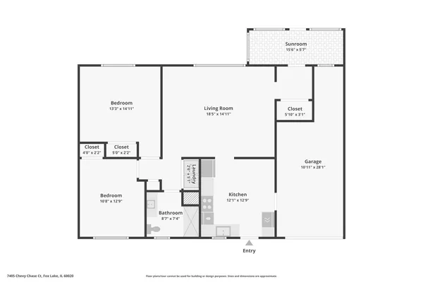 $230,000 | 7405 Chevy Chase Court, Fox Lake, IL 60020