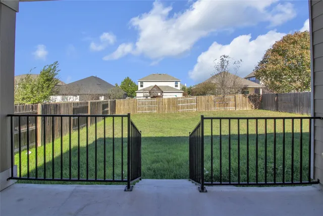 a view of an empty room