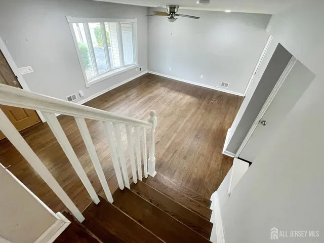 a view of an entryway with staircase