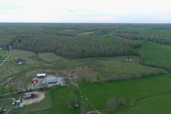 a view of a big yard