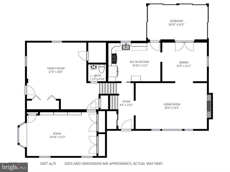 5600 Lamar Road Bethesda, MD 20816 - Photo 29 of 30 Main level Floor plan