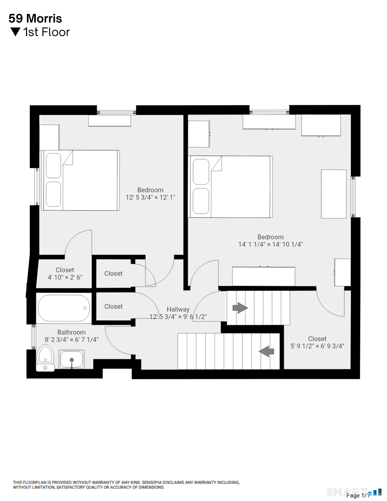59 Morris Street Hamden, CT 06517 - Photo 14 of 15 a picture of a floor plan