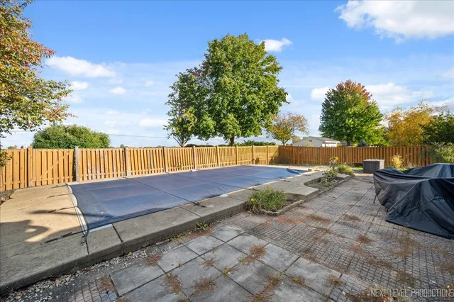 a view of a house with a patio