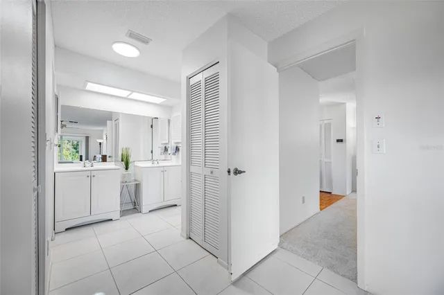 a view of a swimming pool with a yard