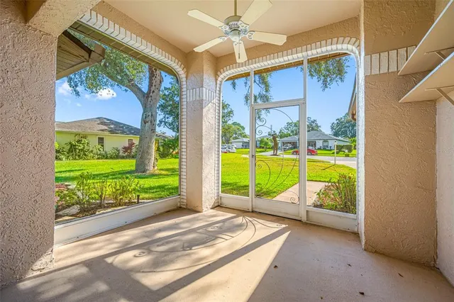 a view of an entryway door