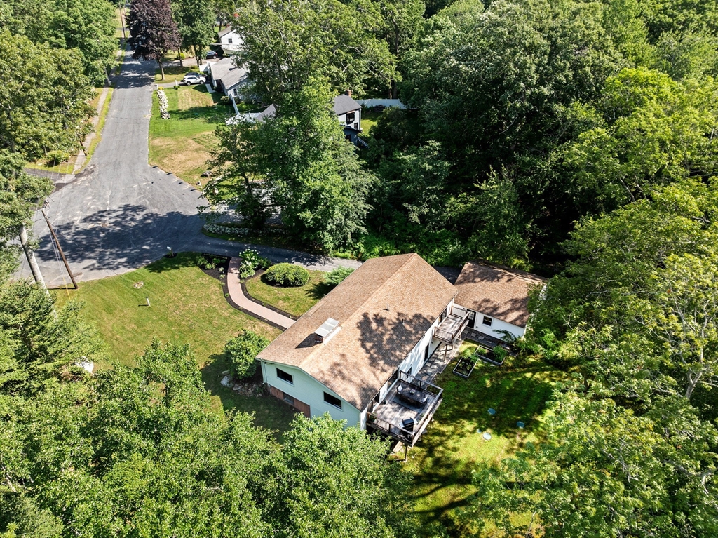 47 Pennfield Road Scituate, MA 02066 - Photo 27 of 27 an aerial view of a house with yard swimming pool and outdoor seating