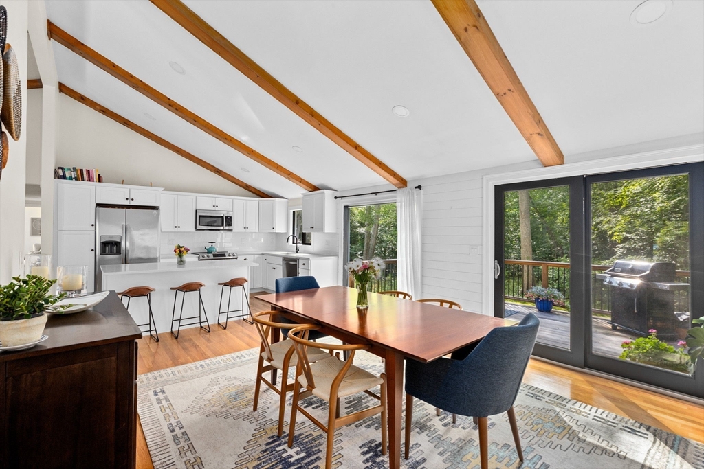 47 Pennfield Road Scituate, MA 02066 - Photo 6 of 27 a view of a dining room with furniture window and outside view