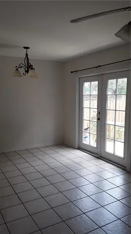 a view of fireplace in room