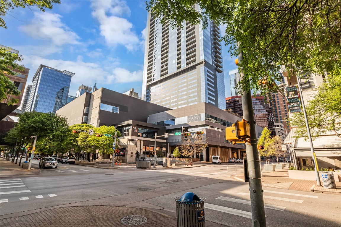 210 Lavaca Street, Unit 2903 Austin, TX 78701 - Photo 24 of 39 a front view of a building with street view