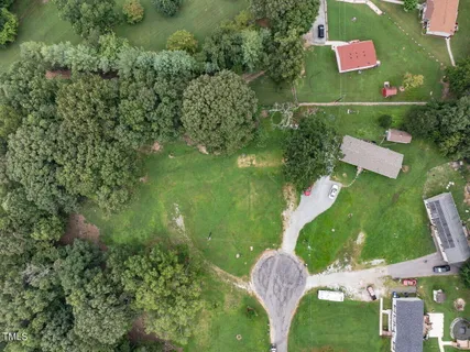 a aerial view of a house