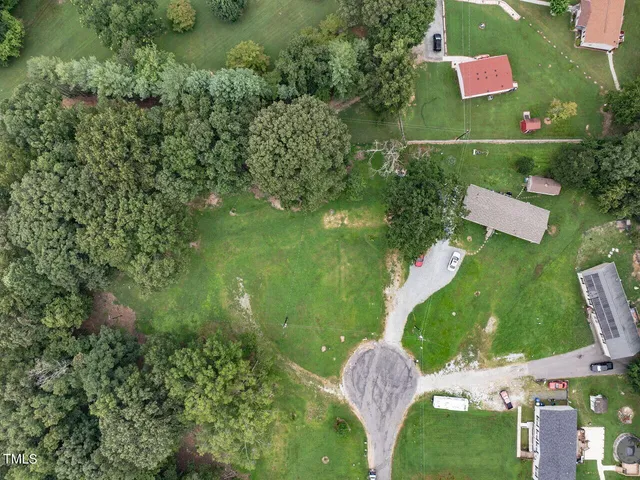 a aerial view of a house